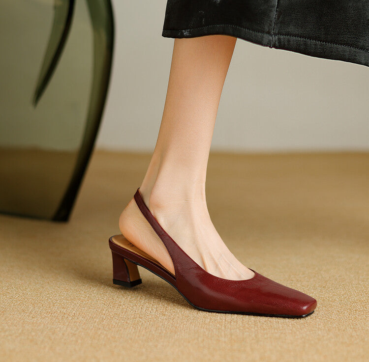 Ersa | Genuine Leather Slingbacks