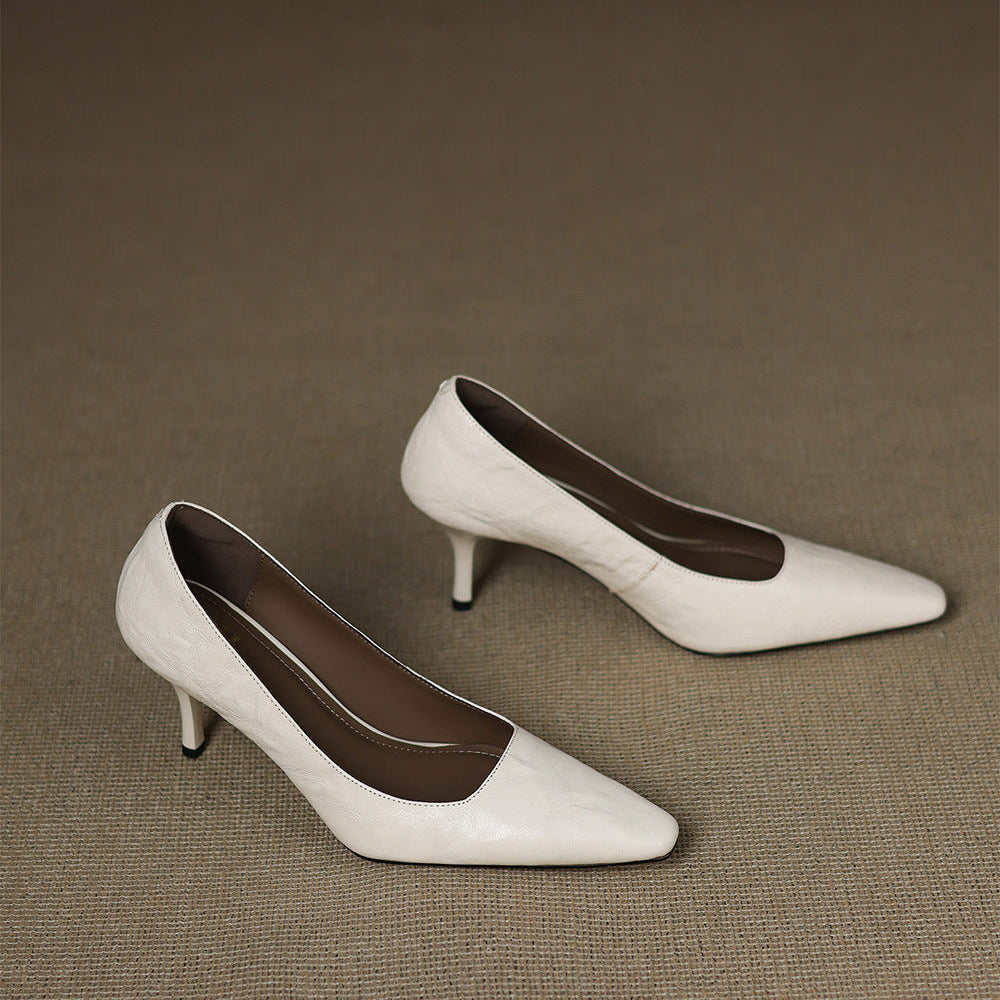 Zala | Genuine Leather Heels