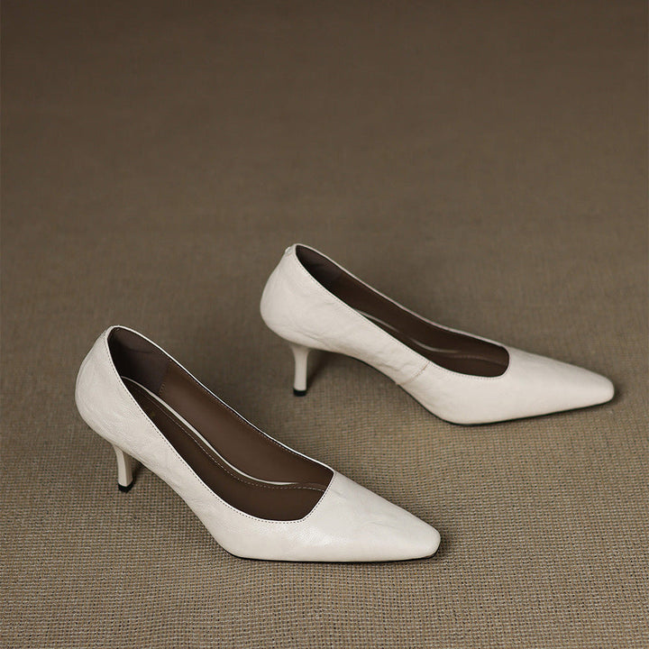 Zala | Genuine Leather Heels