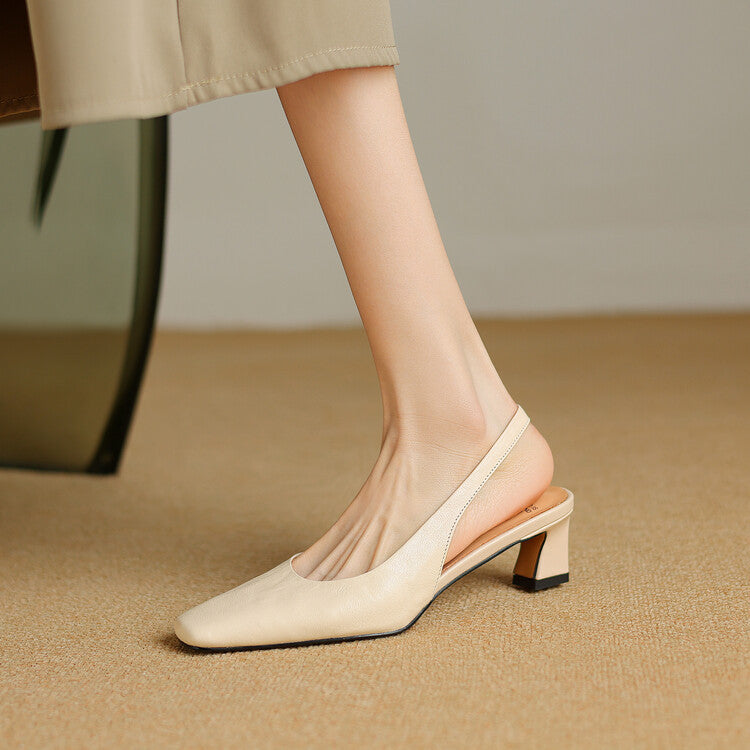 Ersa | Genuine Leather Slingbacks