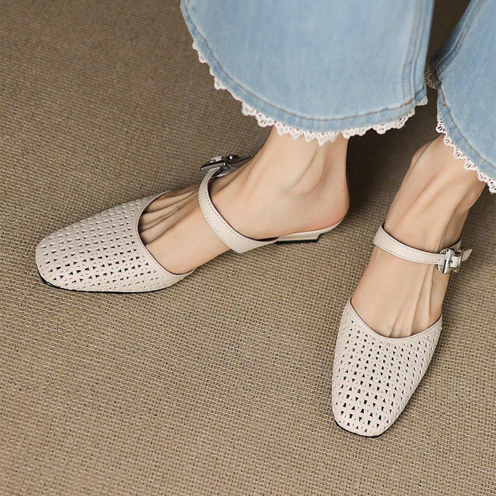 Nilda | Genuine Leather Mules