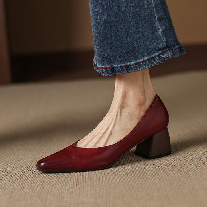 Zila | Genuine Leather Heels