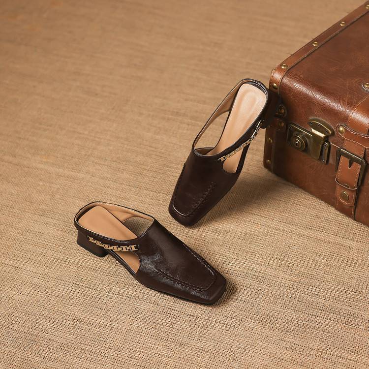 Vyla | Genuine Leather Mules