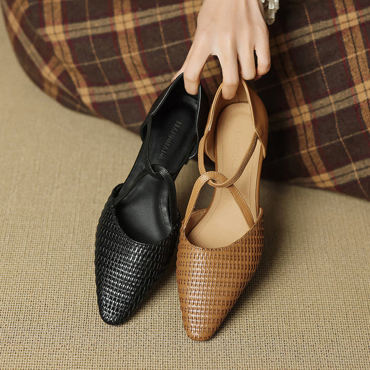 Dona | Genuine Leather Heels