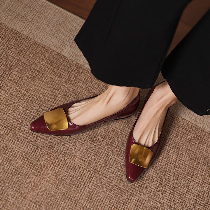 Lorea | Genuine Leather Flats