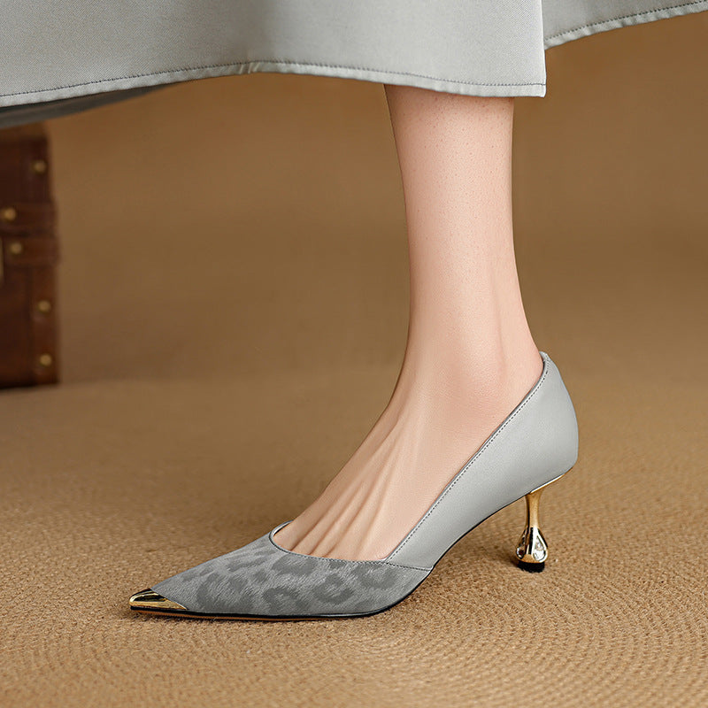 Clair | Genuine Leather Heels