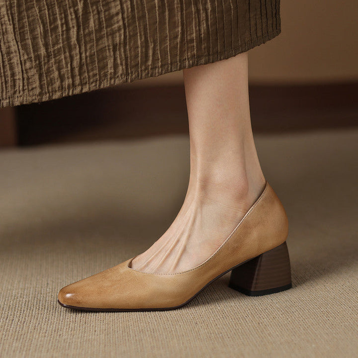 Zila | Genuine Leather Heels