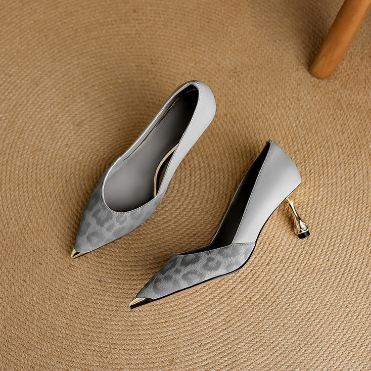 Clair | Genuine Leather Heels