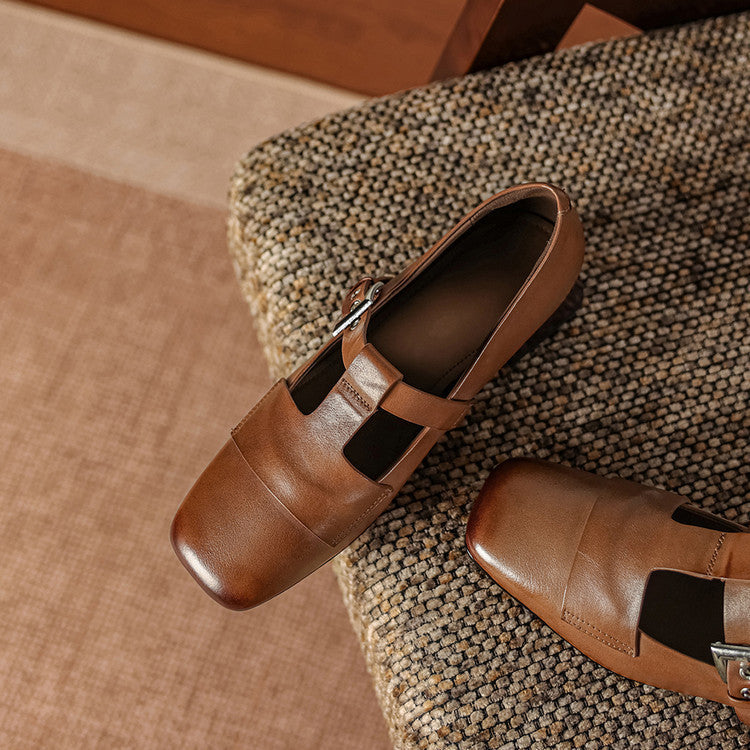 Veyra | Genuine Leather Heels