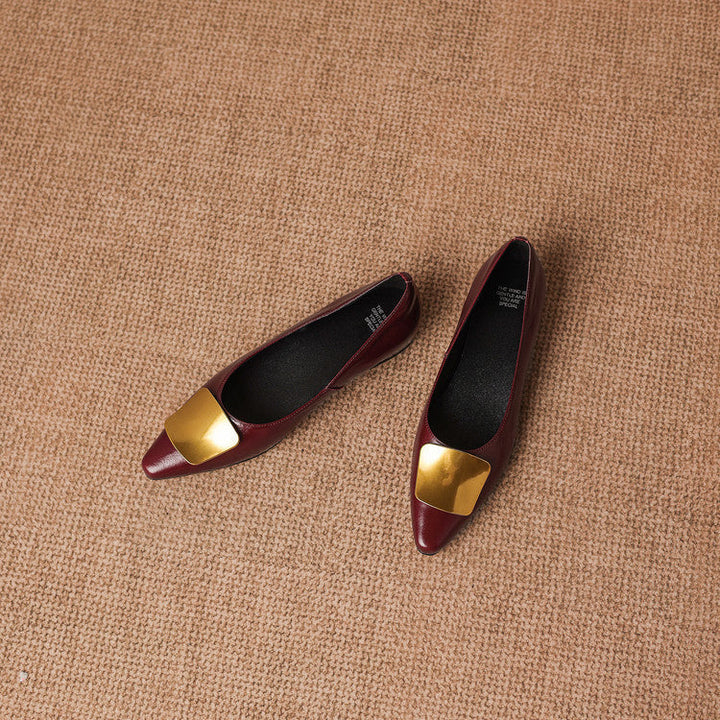 Lorea | Genuine Leather Flats