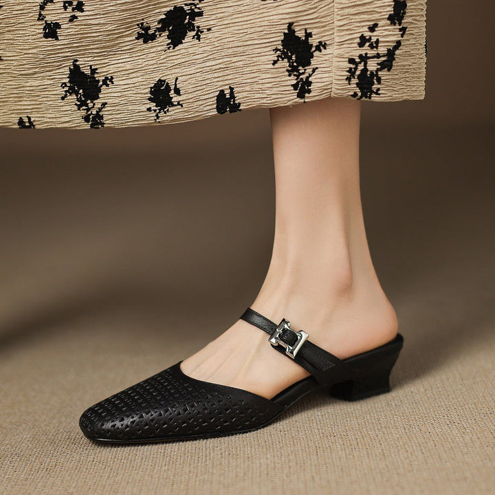 Nilda | Genuine Leather Mules