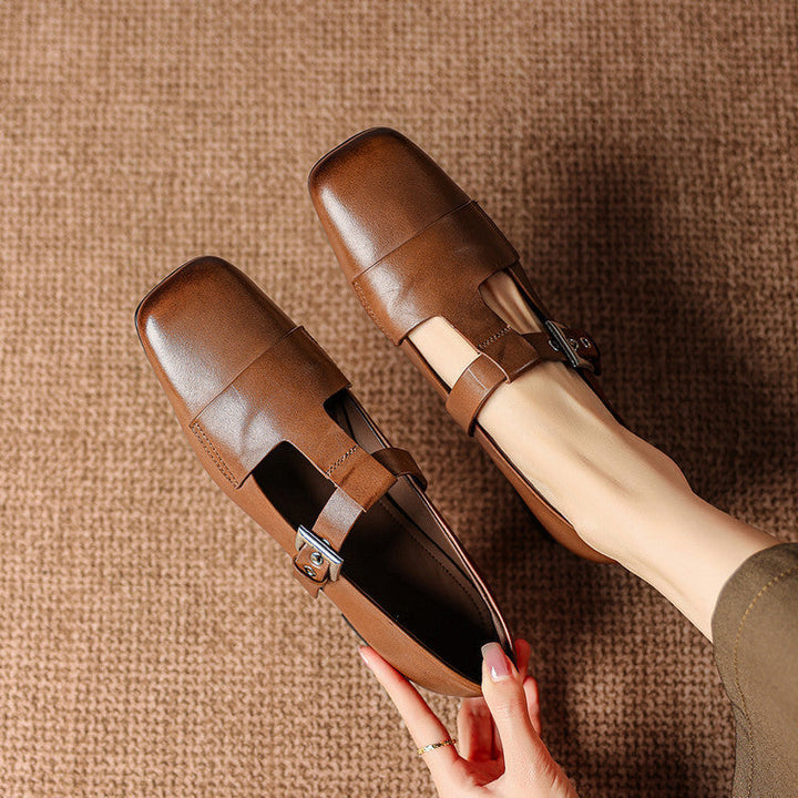 Veyra | Genuine Leather Heels