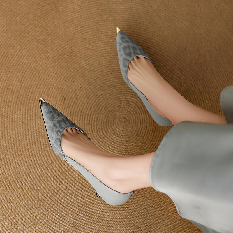 Clair | Genuine Leather Heels