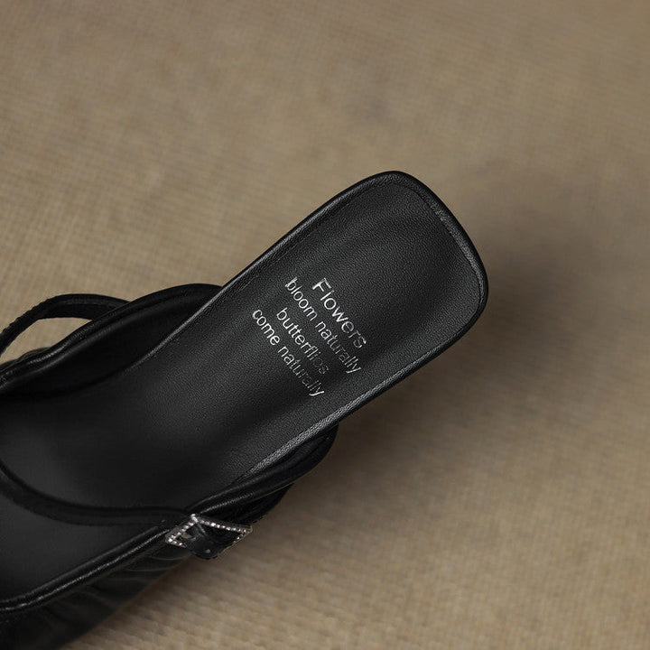Vanya | Ruched Mary Jane Mule
