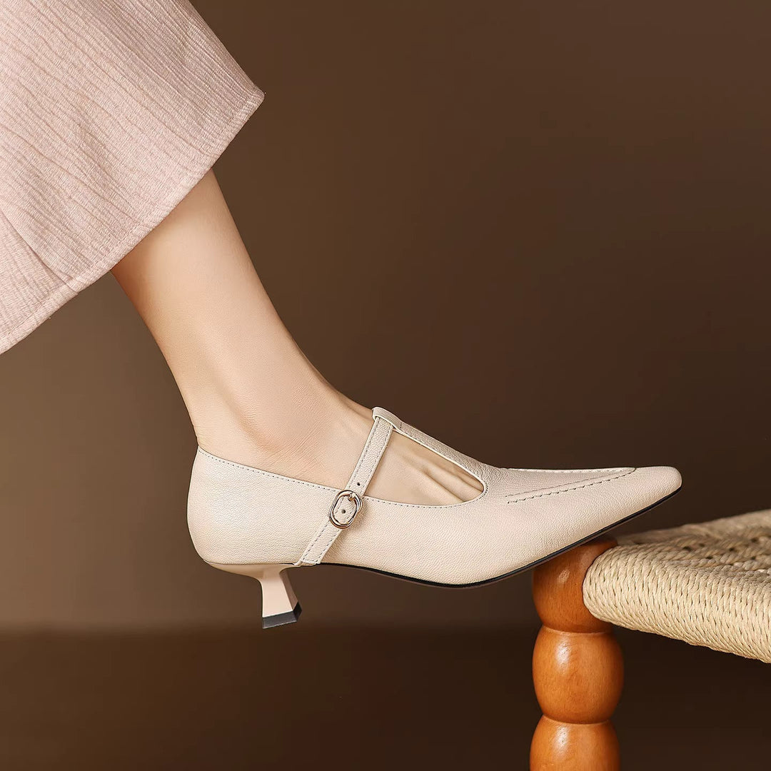 Tirea | Genuine Leather Heels