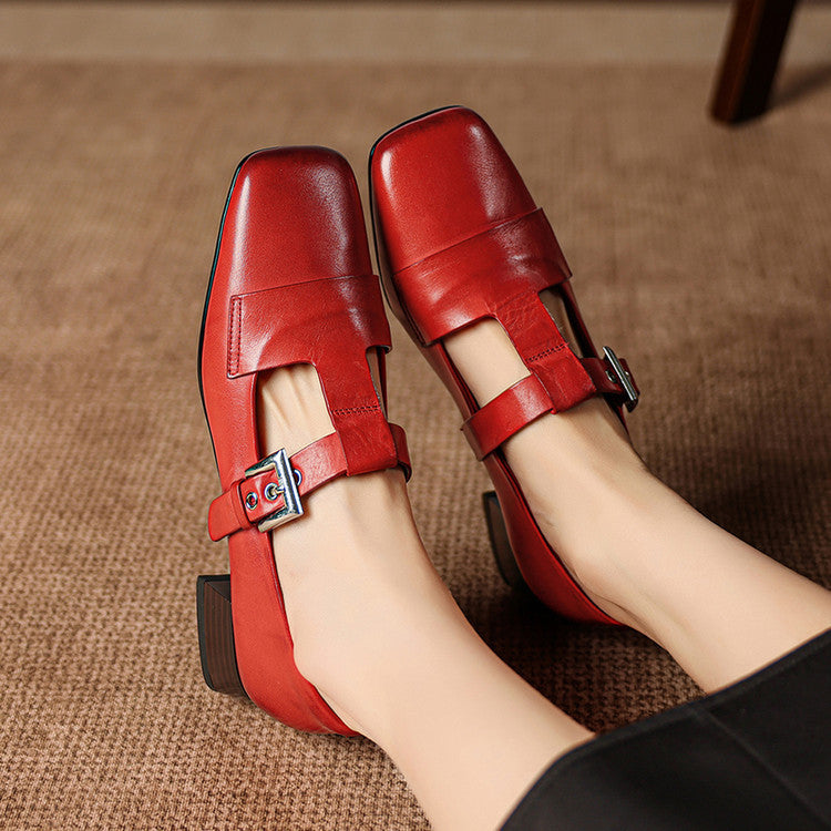 Veyra | Genuine Leather Heels