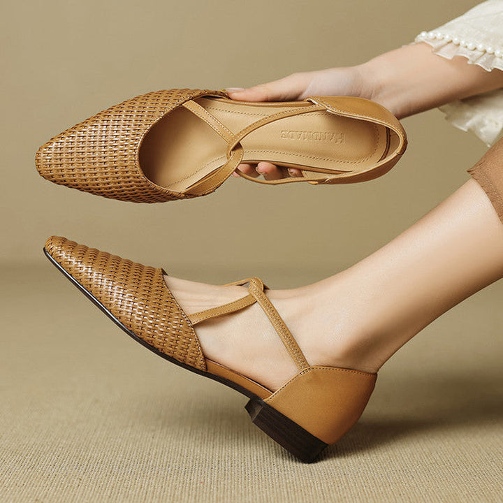 Dona | Genuine Leather Heels