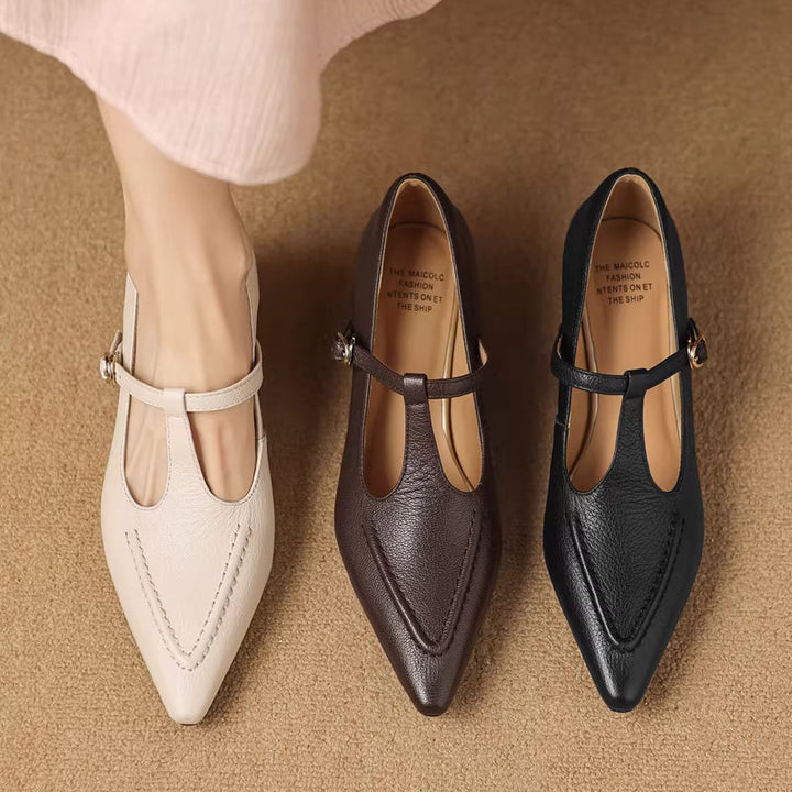 Tirea | Genuine Leather Heels