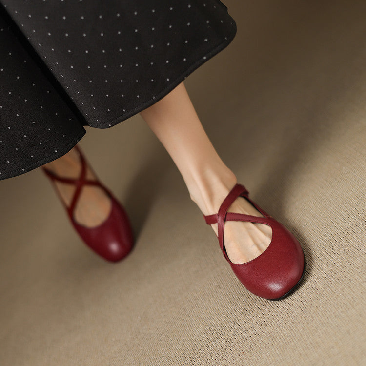 Zeor | Genuine Leather Flats