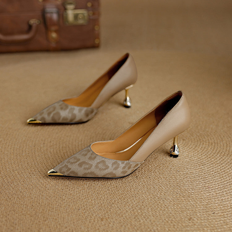 Clair | Genuine Leather Heels
