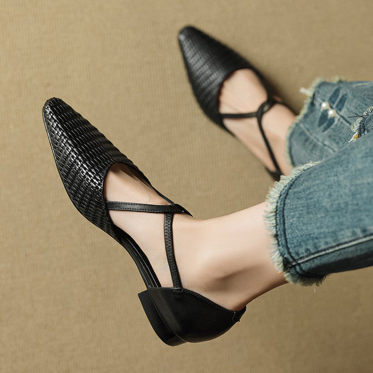 Dona | Genuine Leather Heels