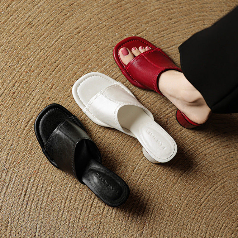 Amira | Genuine Leather Mules