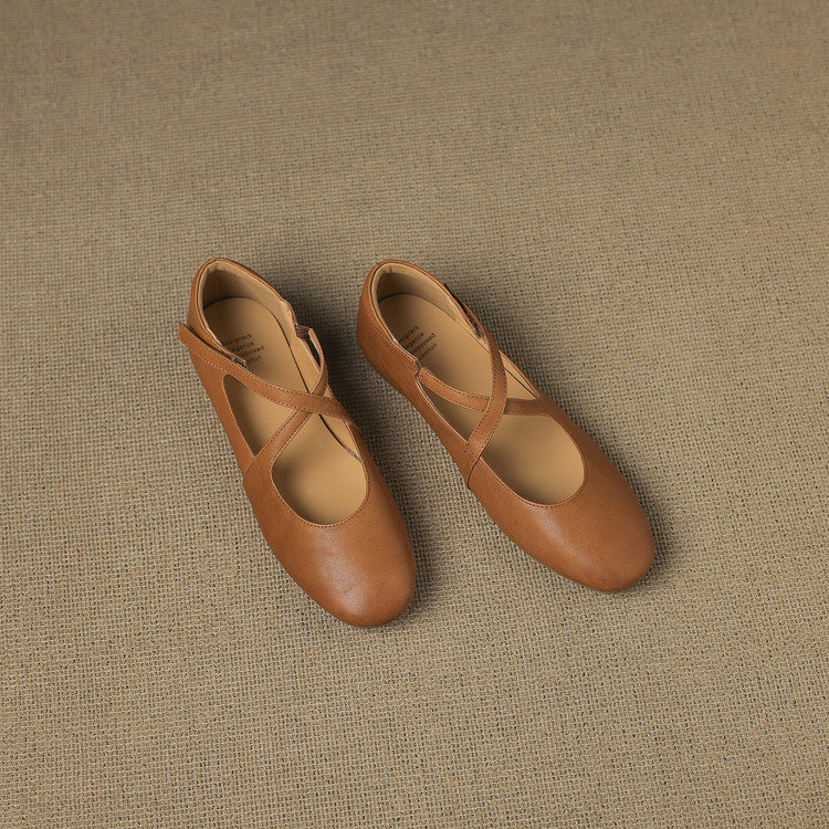 Zeor | Genuine Leather Flats