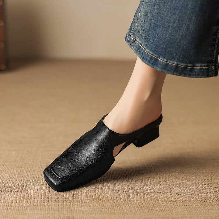 Vyla | Genuine Leather Mules