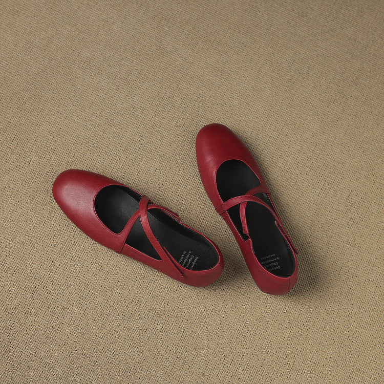 Zeor | Genuine Leather Flats
