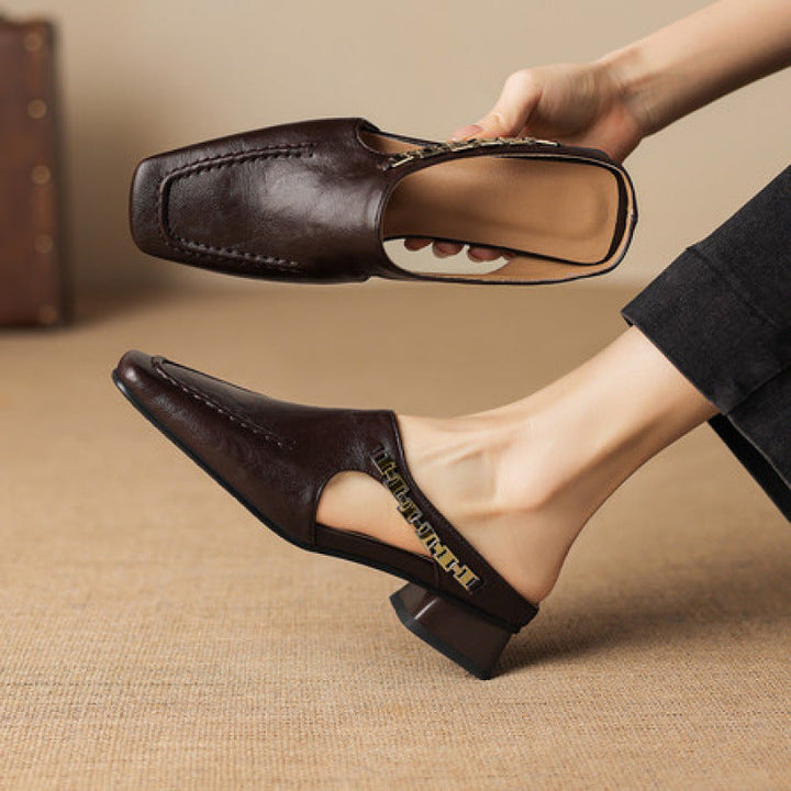 Vyla | Genuine Leather Mules