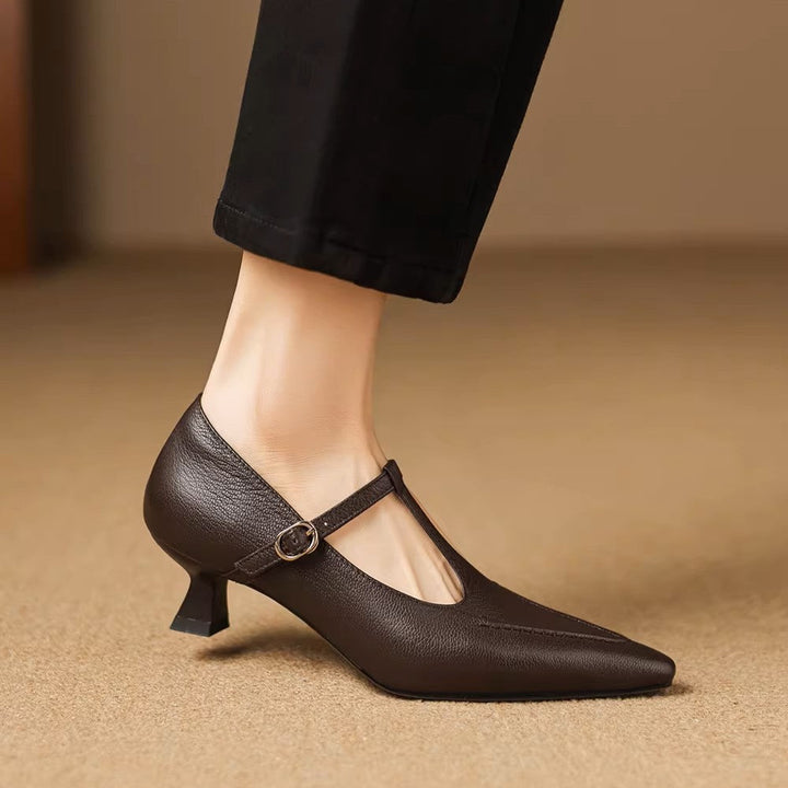 Tirea | Genuine Leather Heels