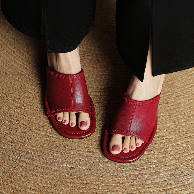 Amira | Genuine Leather Mules