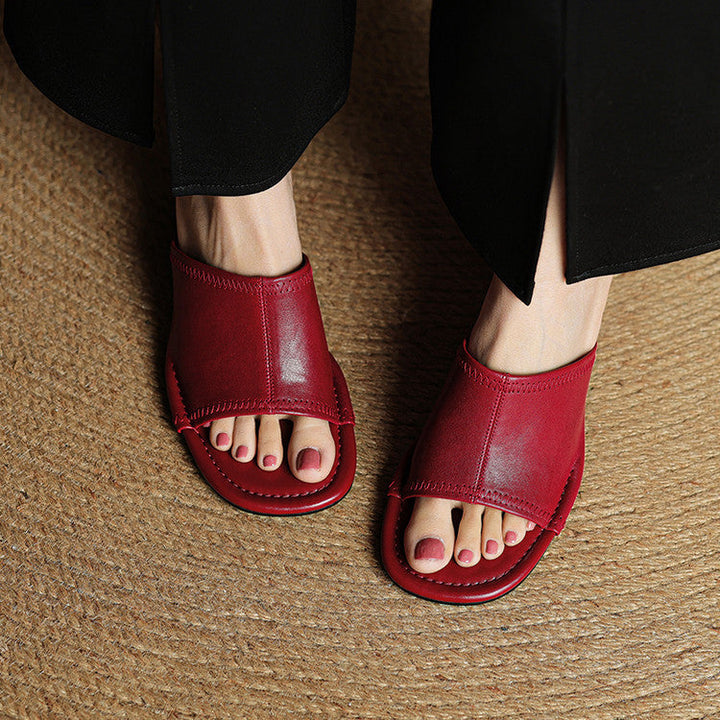 Amira | Genuine Leather Mules