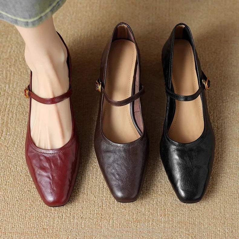 Bella | Genuine Leather Heels