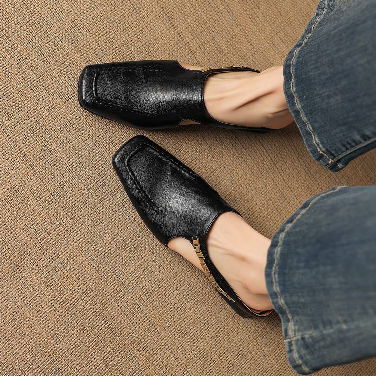 Vyla | Genuine Leather Mules