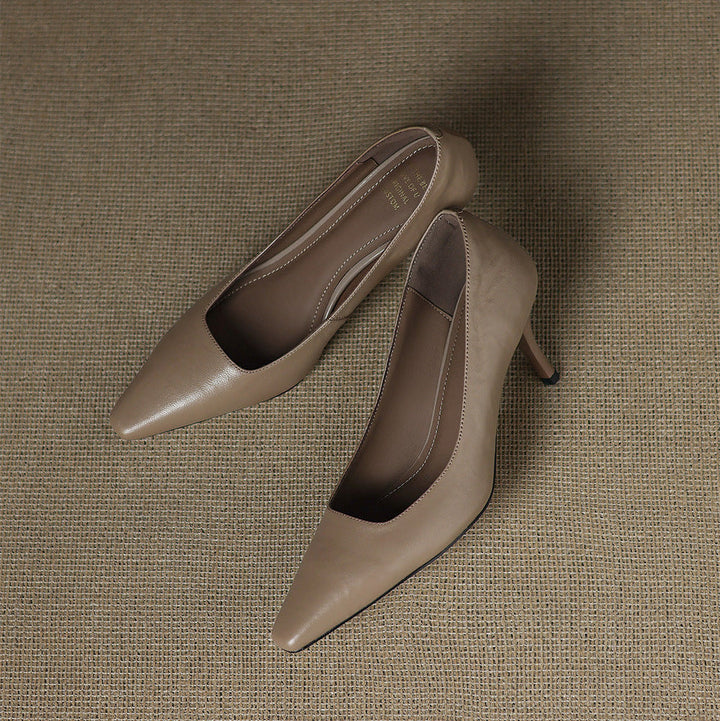 Zala | Genuine Leather Heels