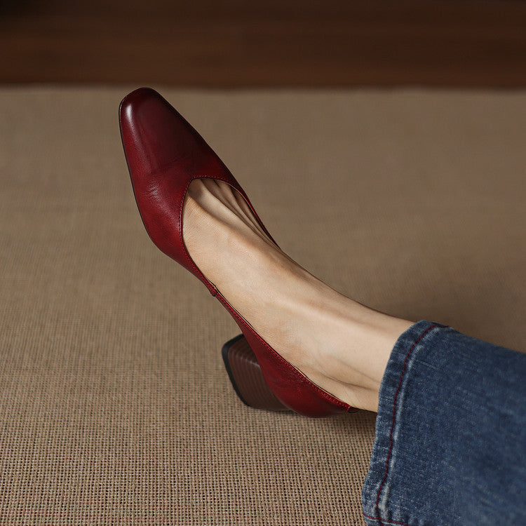 Zila | Genuine Leather Heels