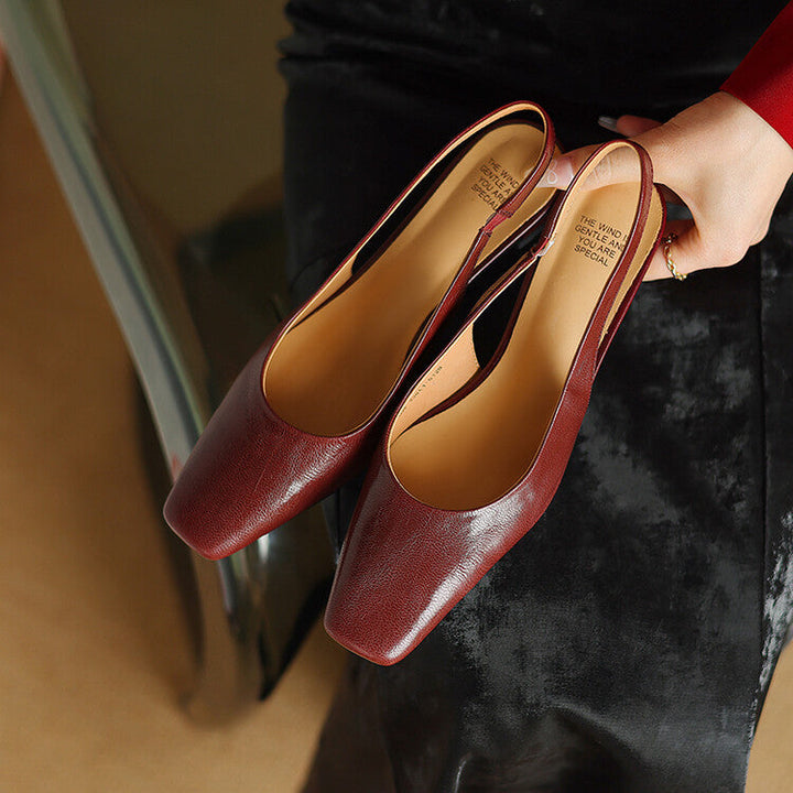Ersa | Genuine Leather Slingbacks