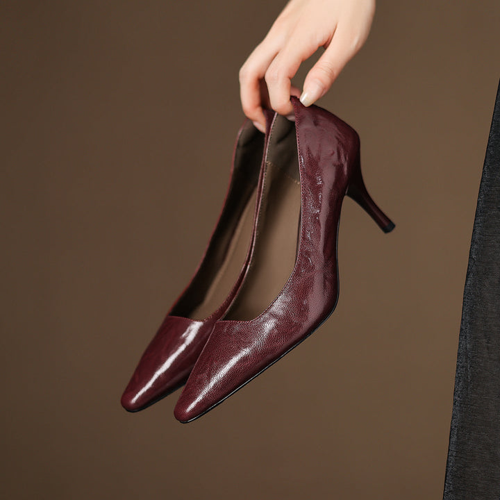 Zala | Genuine Leather Heels