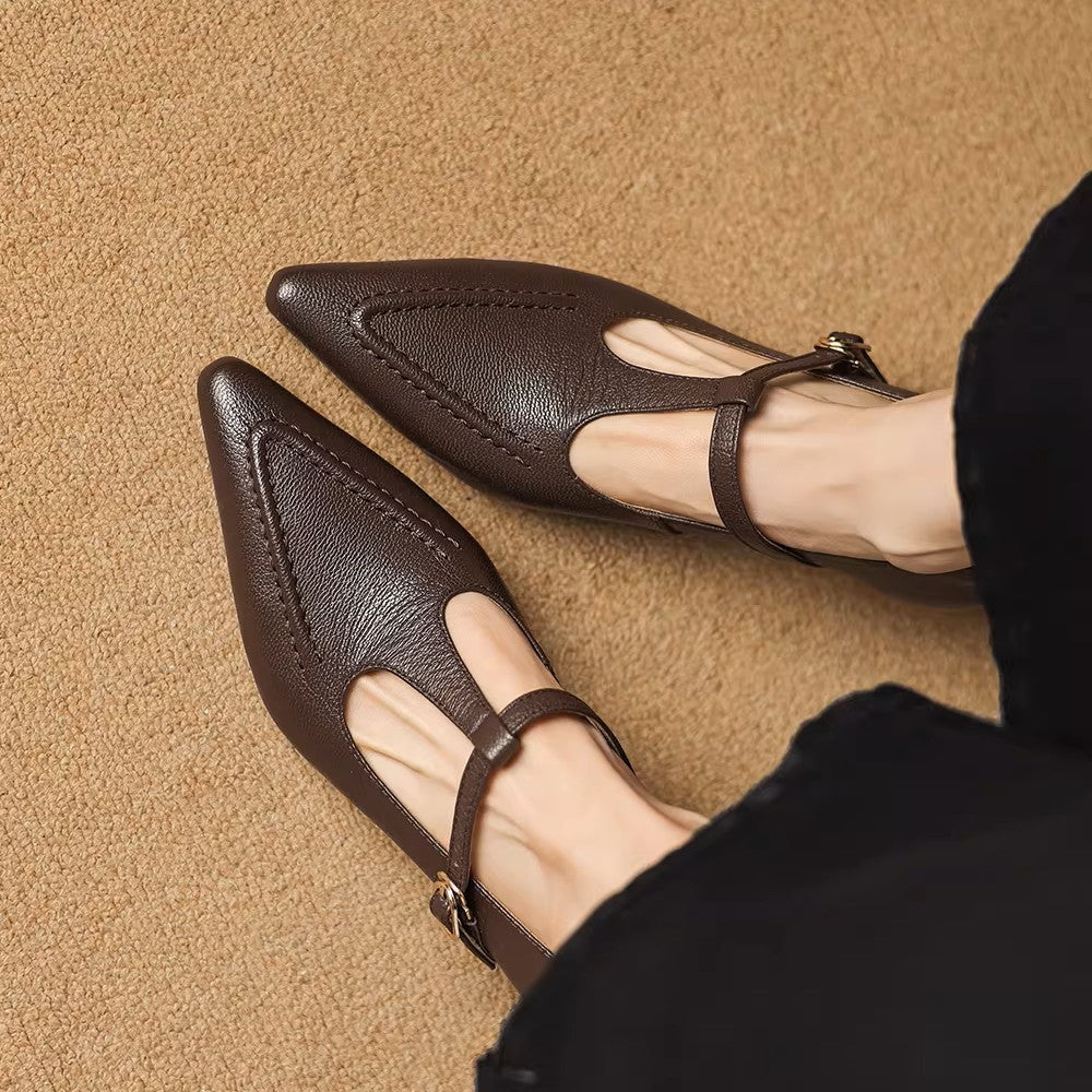 Tirea | Genuine Leather Heels
