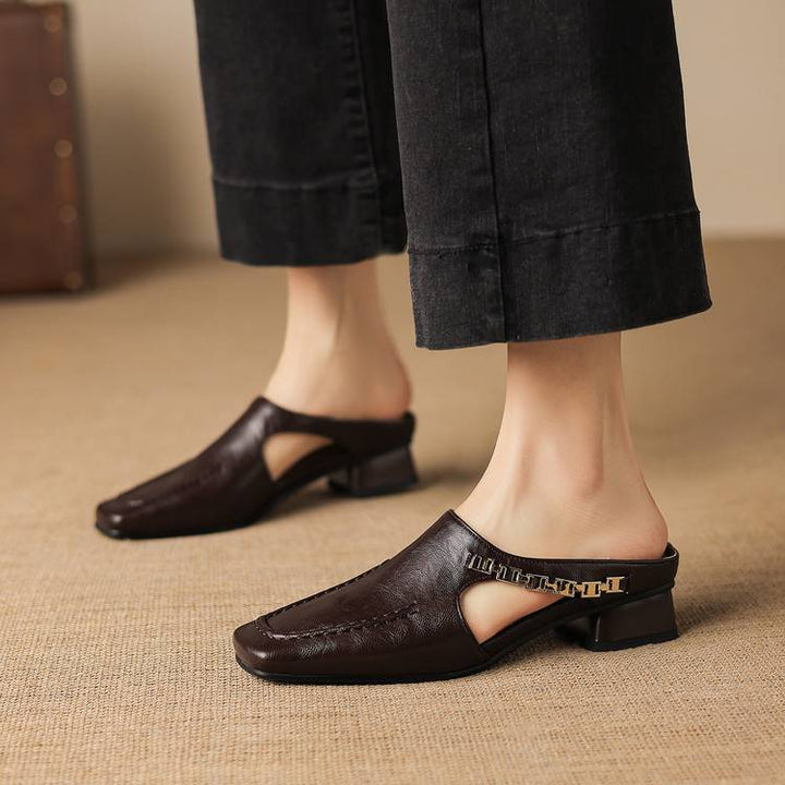Vyla | Genuine Leather Mules