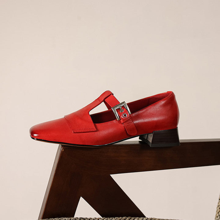 Veyra | Genuine Leather Heels