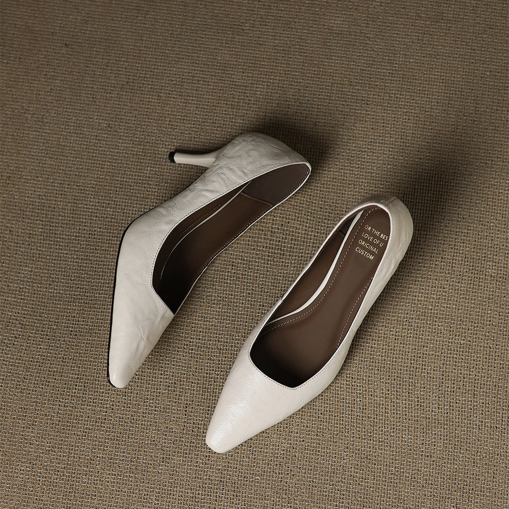 Zala | Genuine Leather Heels