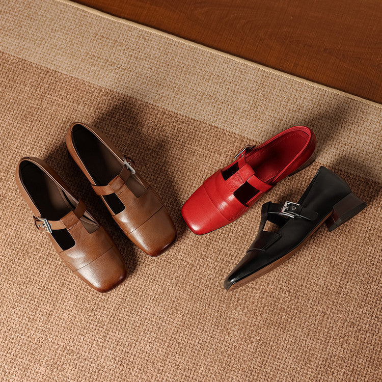 Veyra | Genuine Leather Heels
