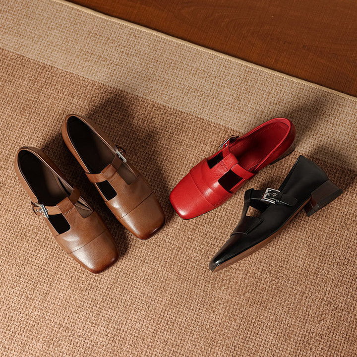 Veyra | Genuine Leather Heels