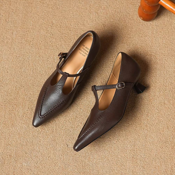 Tirea | Genuine Leather Heels