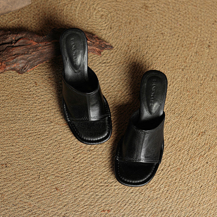 Amira | Genuine Leather Mules