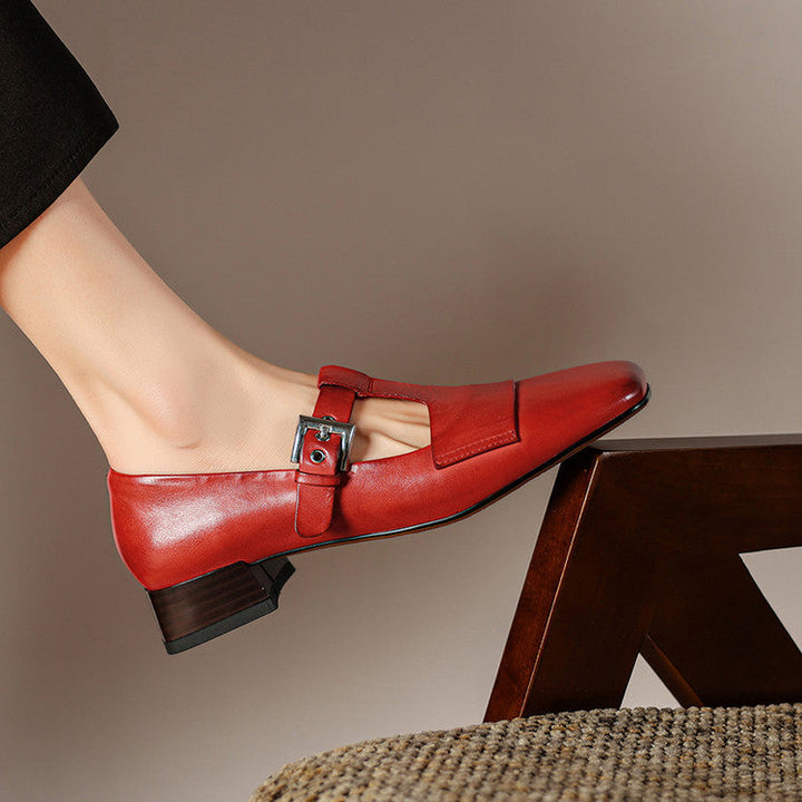 Veyra | Genuine Leather Heels