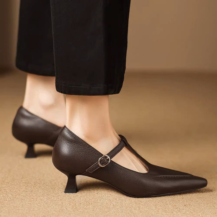 Tirea | Genuine Leather Heels