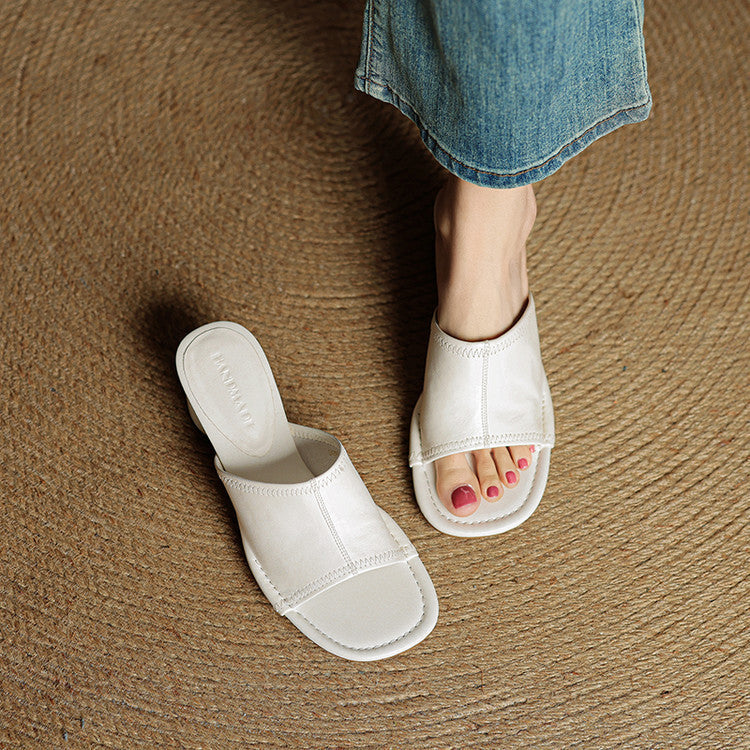 Amira | Genuine Leather Mules